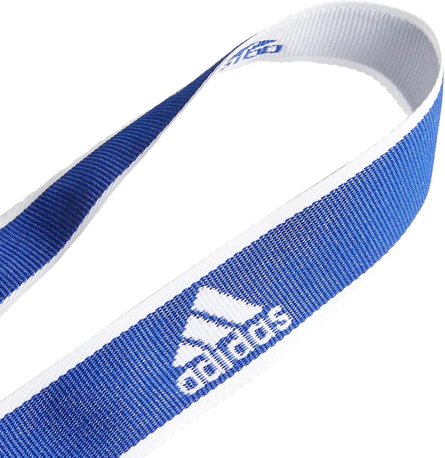 image:imageadidas unisexadult Lanyard for Keys Id Badge Holder Keychain With Breakaway Buckle1Team Royal BlueWhite