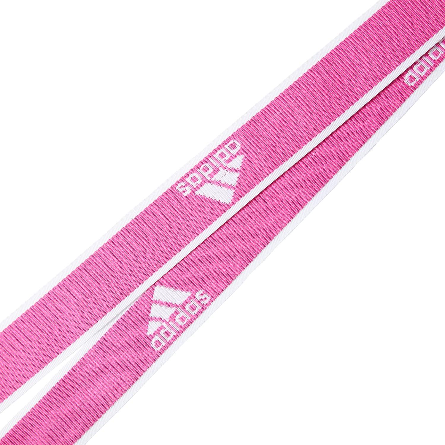 image:imageadidas unisexadult Lanyard for Keys Id Badge Holder Keychain With Breakaway Buckle1Team Shock PinkWhite
