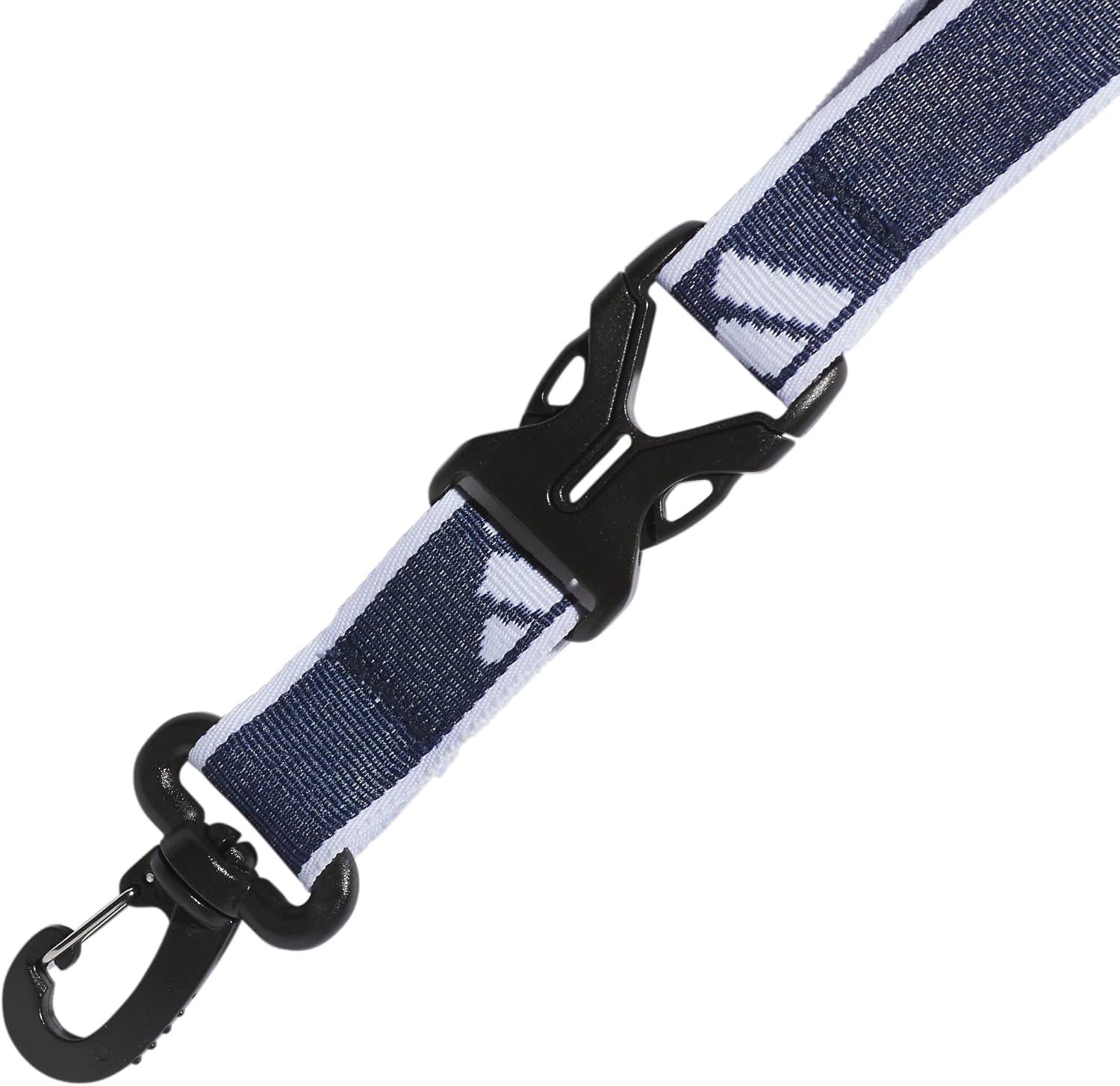 image:imageadidas unisexadult Lanyard for Keys Id Badge Holder Keychain With Breakaway Buckle2Team Navy BlueWhite
