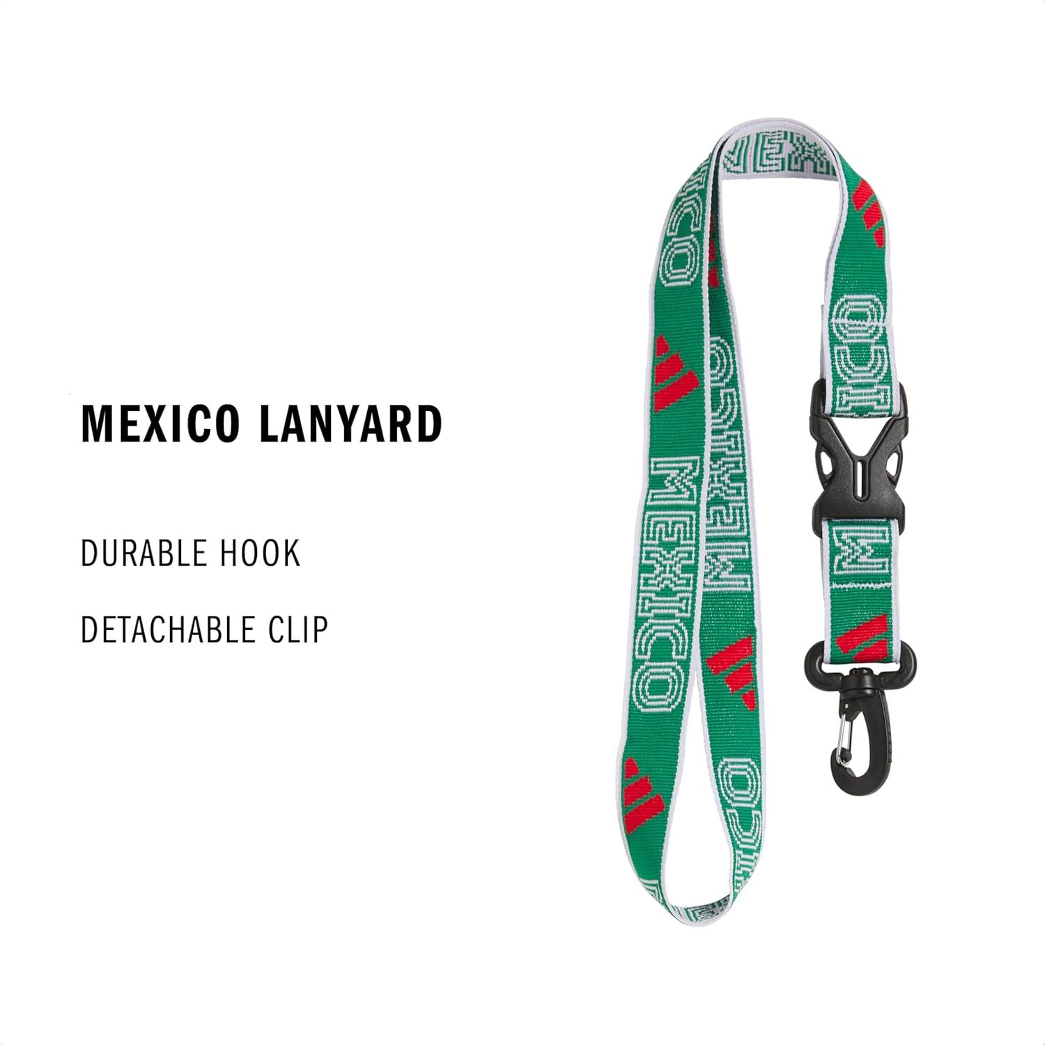 image:imageadidas unisexadult Lanyard for Keys Id Badge Holder Keychain With Breakaway BuckleMexico