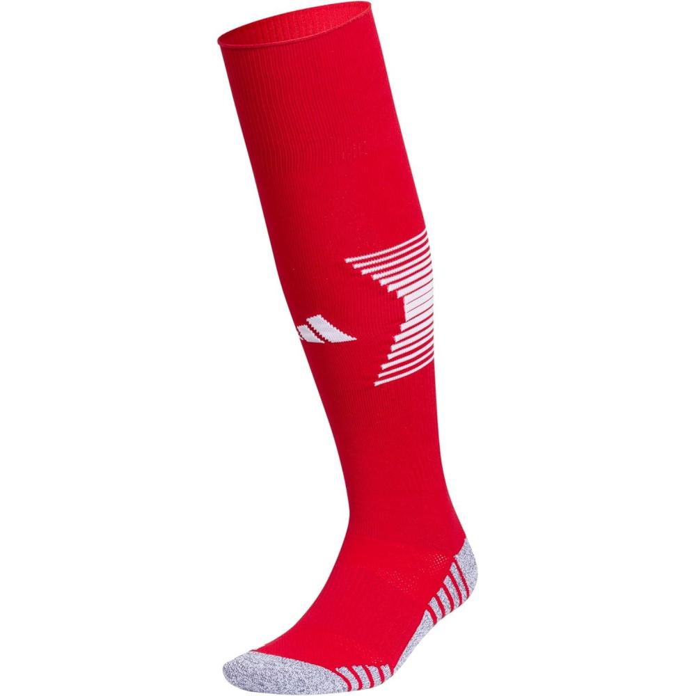 image:imageAdidas Unisex Team Speed Soccer Socks or Calf Sleeves 1 Pair OverTheCalf4Power RedWhite