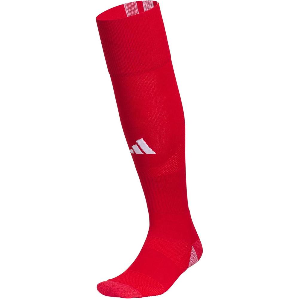 image:imageAdidas Unisex Team Speed Soccer Socks or Calf Sleeves 1 Pair OverTheCalf5Power RedWhite
