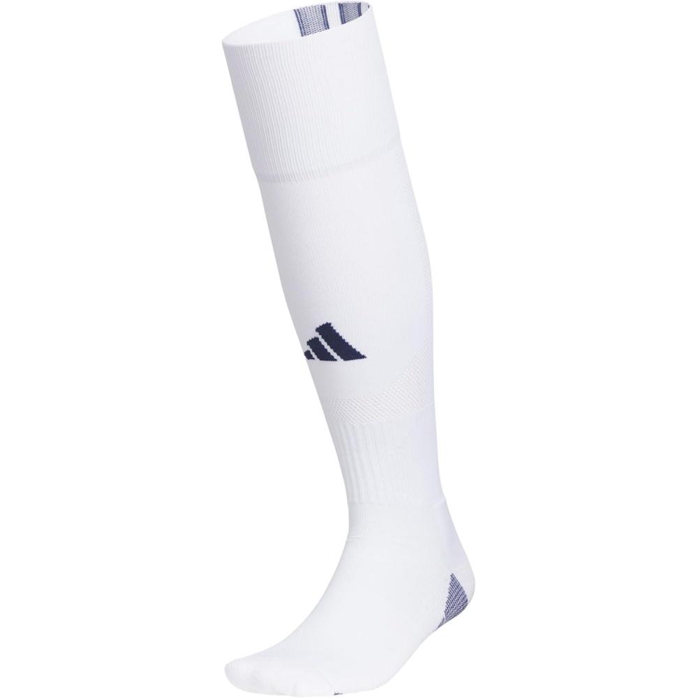 image:imageAdidas Unisex Team Speed Soccer Socks or Calf Sleeves 1 Pair OverTheCalf5WhiteNavy Blue