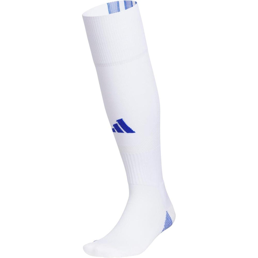 image:imageAdidas Unisex Team Speed Soccer Socks or Calf Sleeves 1 Pair OverTheCalf5WhiteRoyal Blue