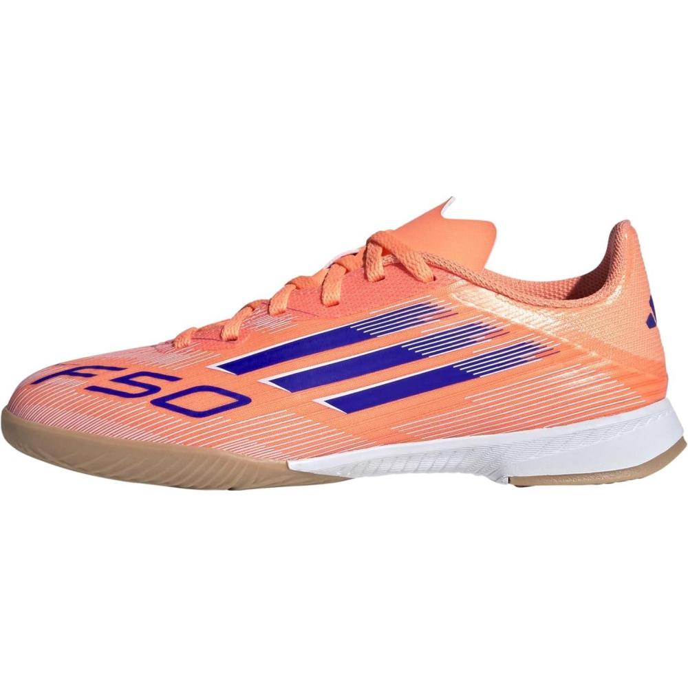 image:imageAdidas UnisexChild F50 League IndoorBeam OrangeLucid BlueWhite