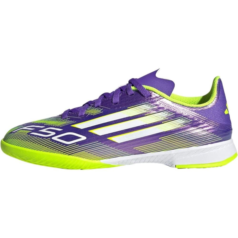 image:imageAdidas UnisexChild F50 League IndoorPurple RushWhiteLucid Lemon