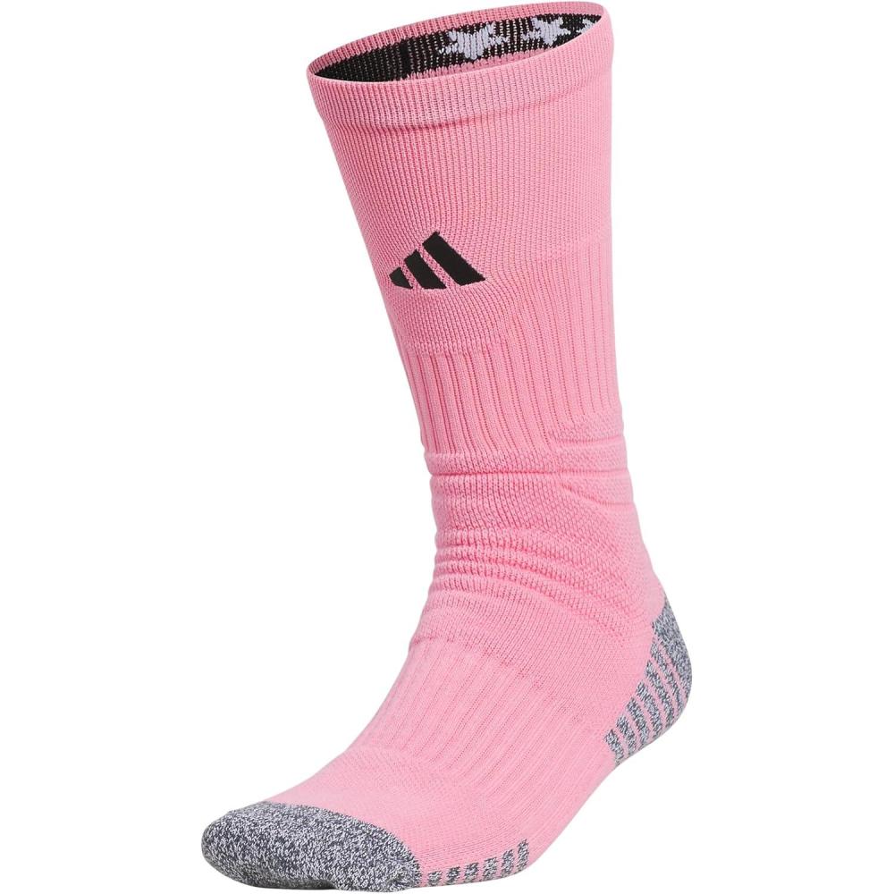 image:imageadidas Unisex 5Star Sports Crew Socks 1 Pair Multisport Grip or RegularEasy PinkBlack