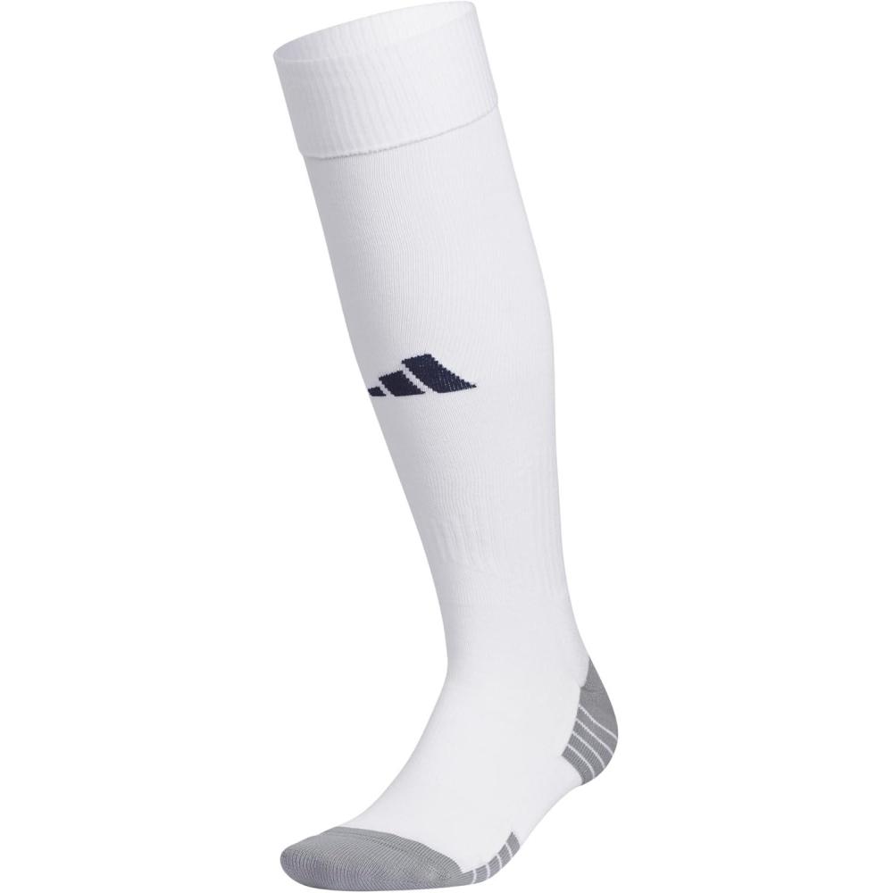 image:imageadidas Unisex Team Speed Soccer Socks Or Calf Sleeves 1 Pair OverthecalfWhiteNavy Blue20