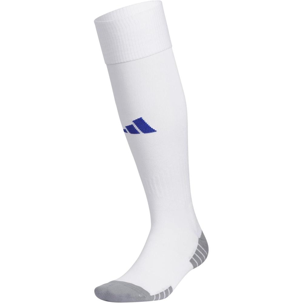 image:imageadidas Unisex Team Speed Soccer Socks Or Calf Sleeves 1 Pair OverthecalfWhiteRoyal Blue20
