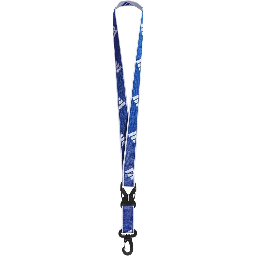 image:imageadidas unisexadult Lanyard for Keys Id Badge Holder Keychain With Breakaway Buckle2Team Royal BlueWhite