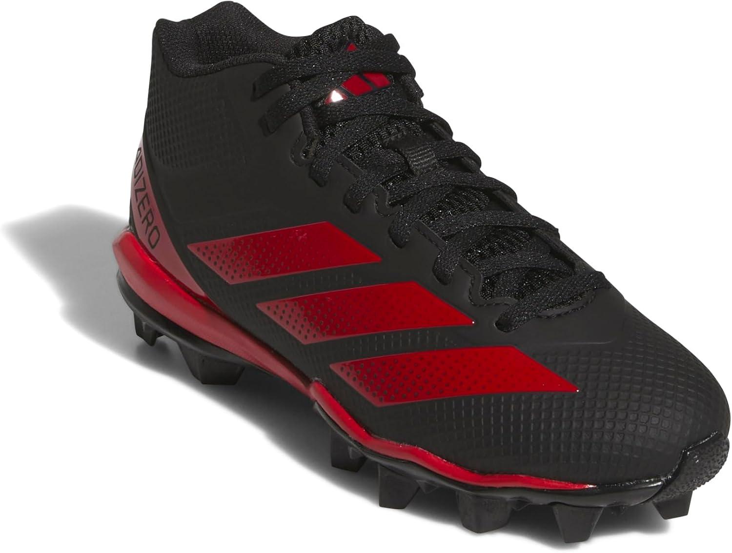 image:imageAdidas UnisexChild Adizero Impact2 II Molded Rubber American FootballBlackTeam Power RedBlack