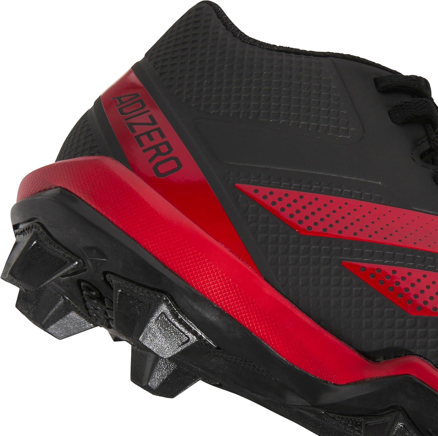 image:imageAdidas UnisexChild Adizero Impact2 II Molded Rubber American FootballBlackTeam Power RedBlack