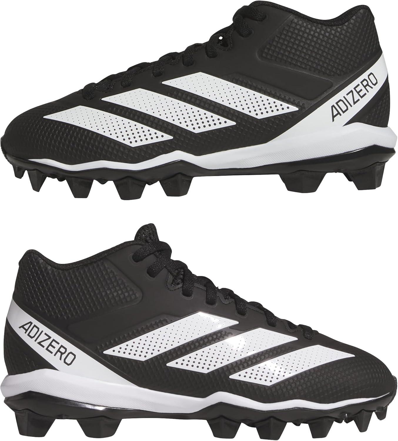 image:imageAdidas UnisexChild Adizero Impact2 II Molded Rubber American FootballBlackWhiteBlack