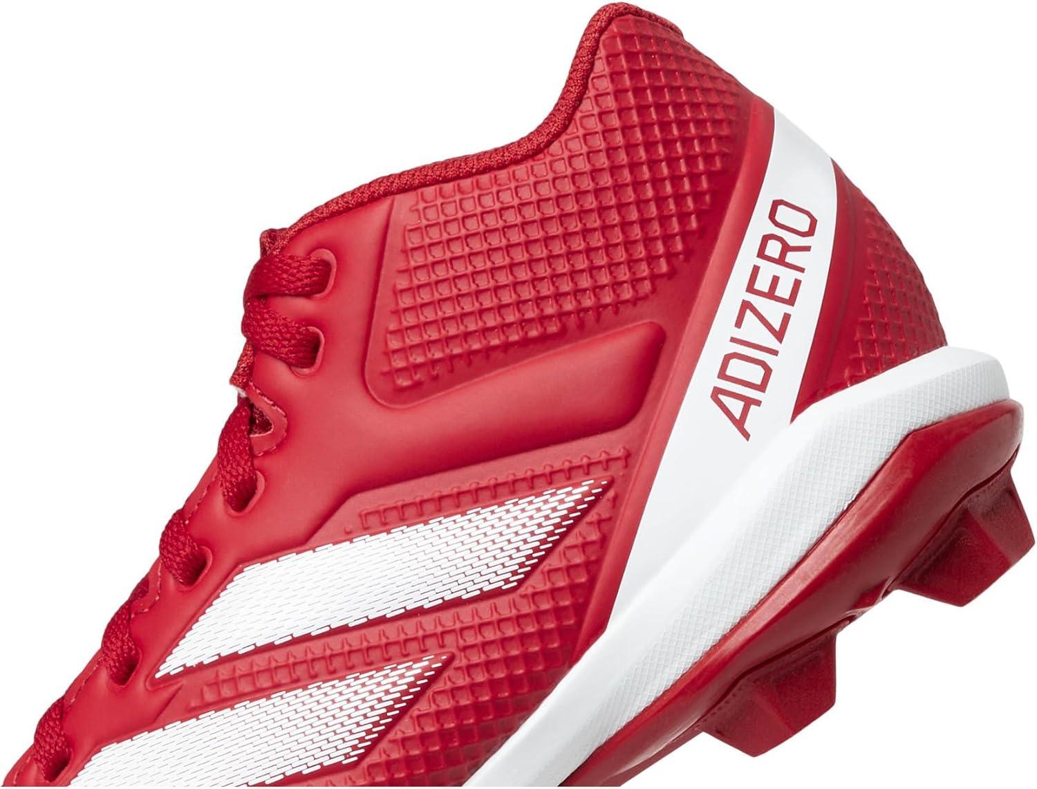 image:imageAdidas UnisexChild Adizero Impact2 II Molded Rubber American FootballTeam Power RedWhiteTeam Power Red