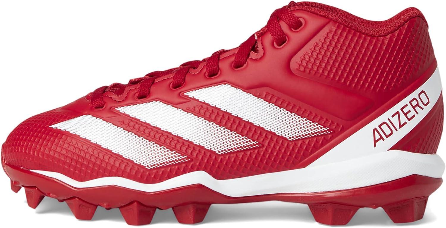 image:imageAdidas UnisexChild Adizero Impact2 II Molded Rubber American FootballTeam Power RedWhiteTeam Power Red