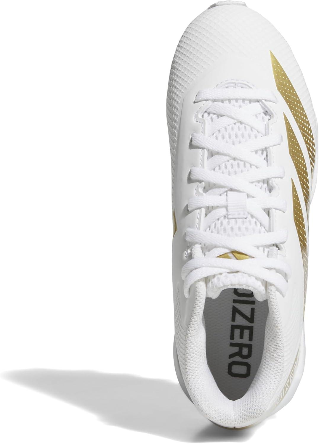 image:imageAdidas UnisexChild Adizero Impact2 II Molded Rubber American FootballWhiteGold MetallicWhite