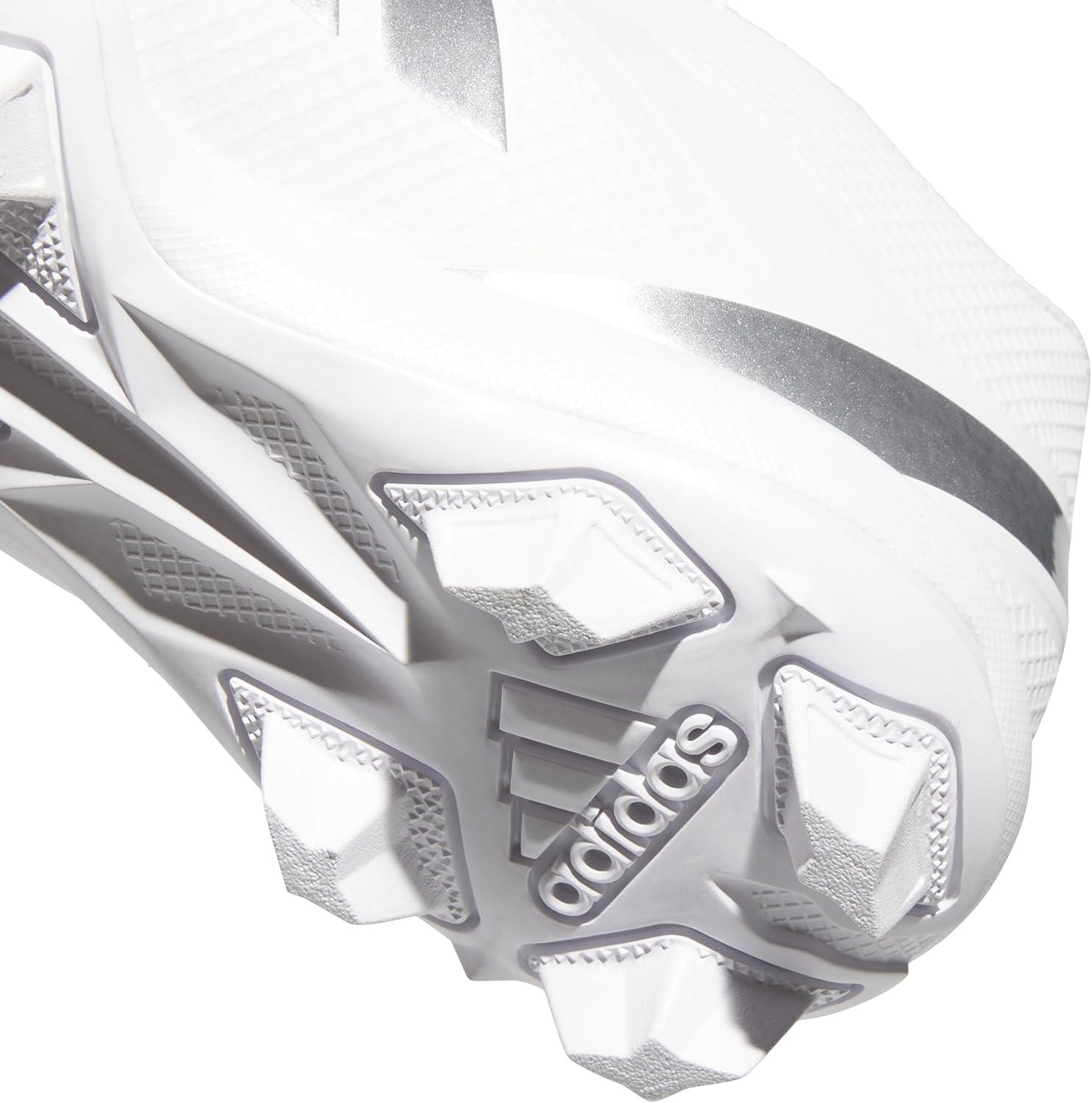 image:imageAdidas UnisexChild Adizero Impact2 II Molded Rubber American FootballWhiteSilver MetallicWhite
