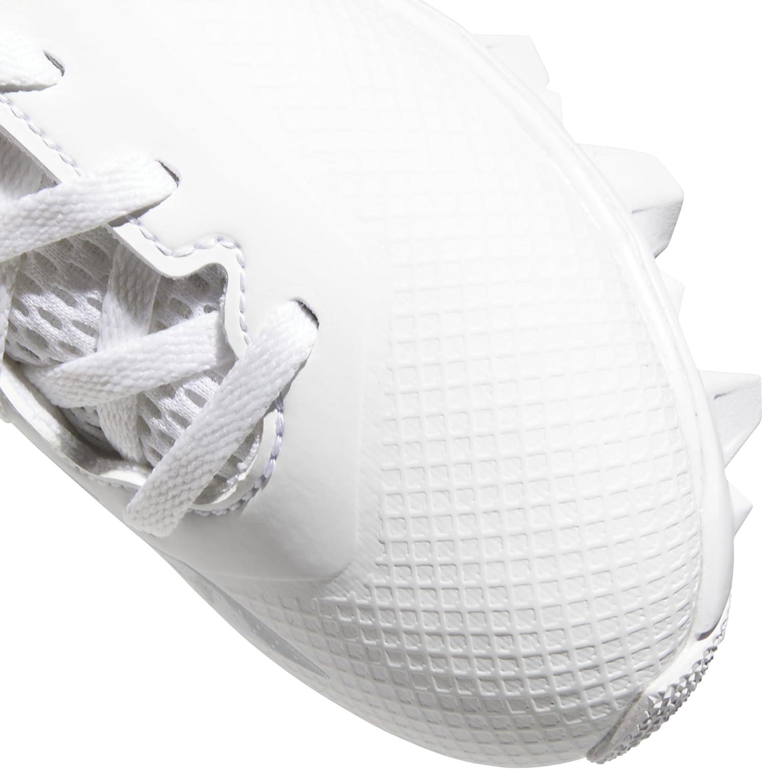 image:imageAdidas UnisexChild Adizero Impact2 II Molded Rubber American FootballWhiteSilver MetallicWhite