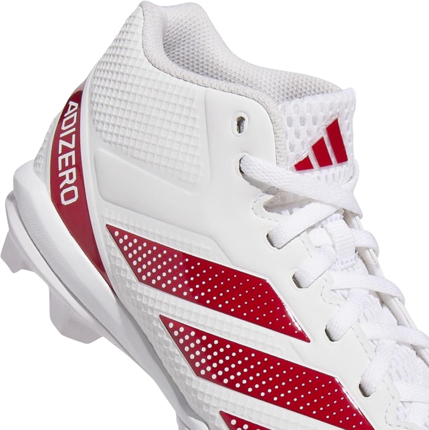 image:imageAdidas UnisexChild Adizero Impact2 II Molded Rubber American FootballWhiteTeam Power Red