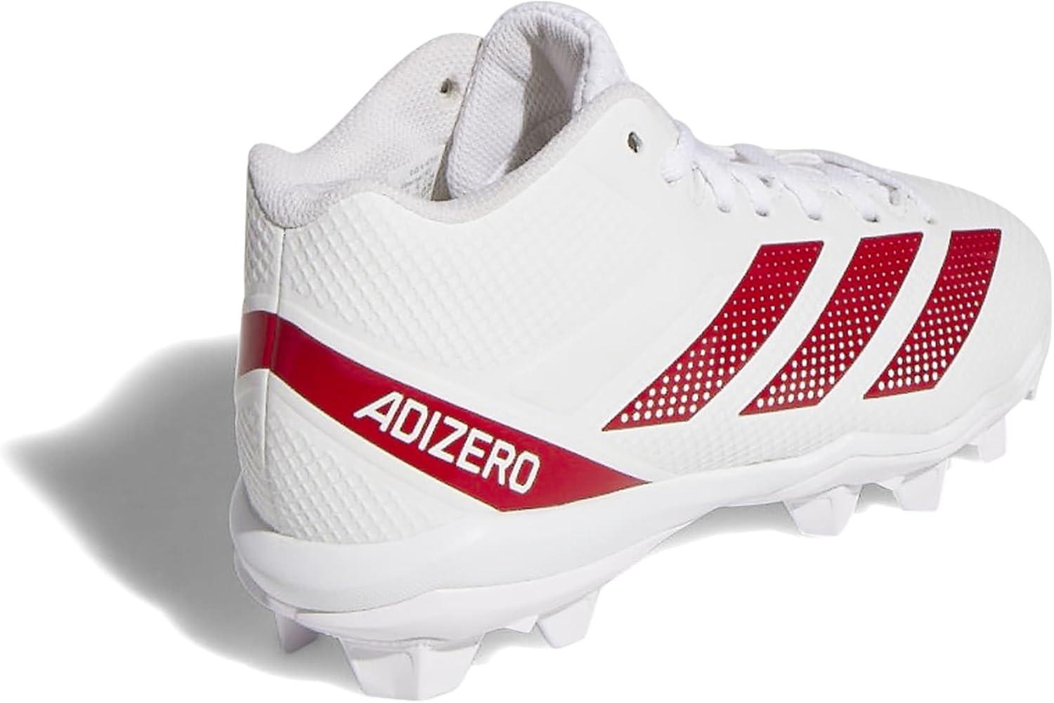 image:imageAdidas UnisexChild Adizero Impact2 II Molded Rubber American FootballWhiteTeam Power Red
