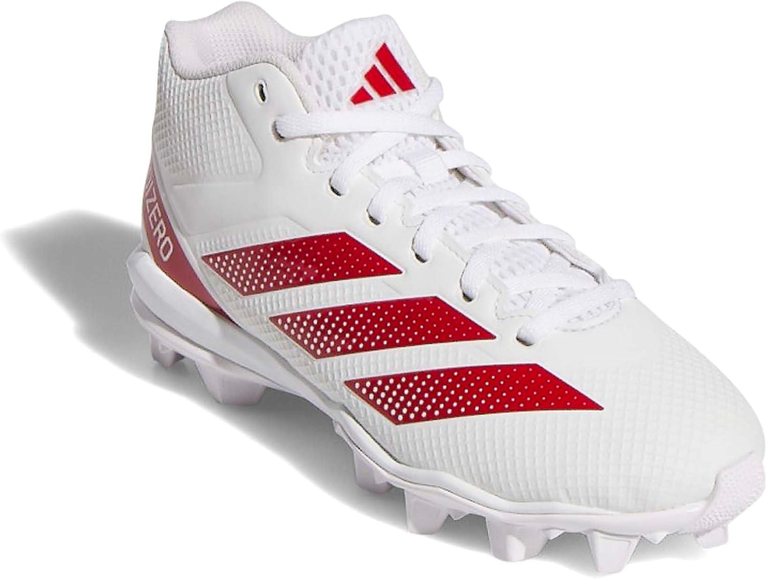 image:imageAdidas UnisexChild Adizero Impact2 II Molded Rubber American FootballWhiteTeam Power Red