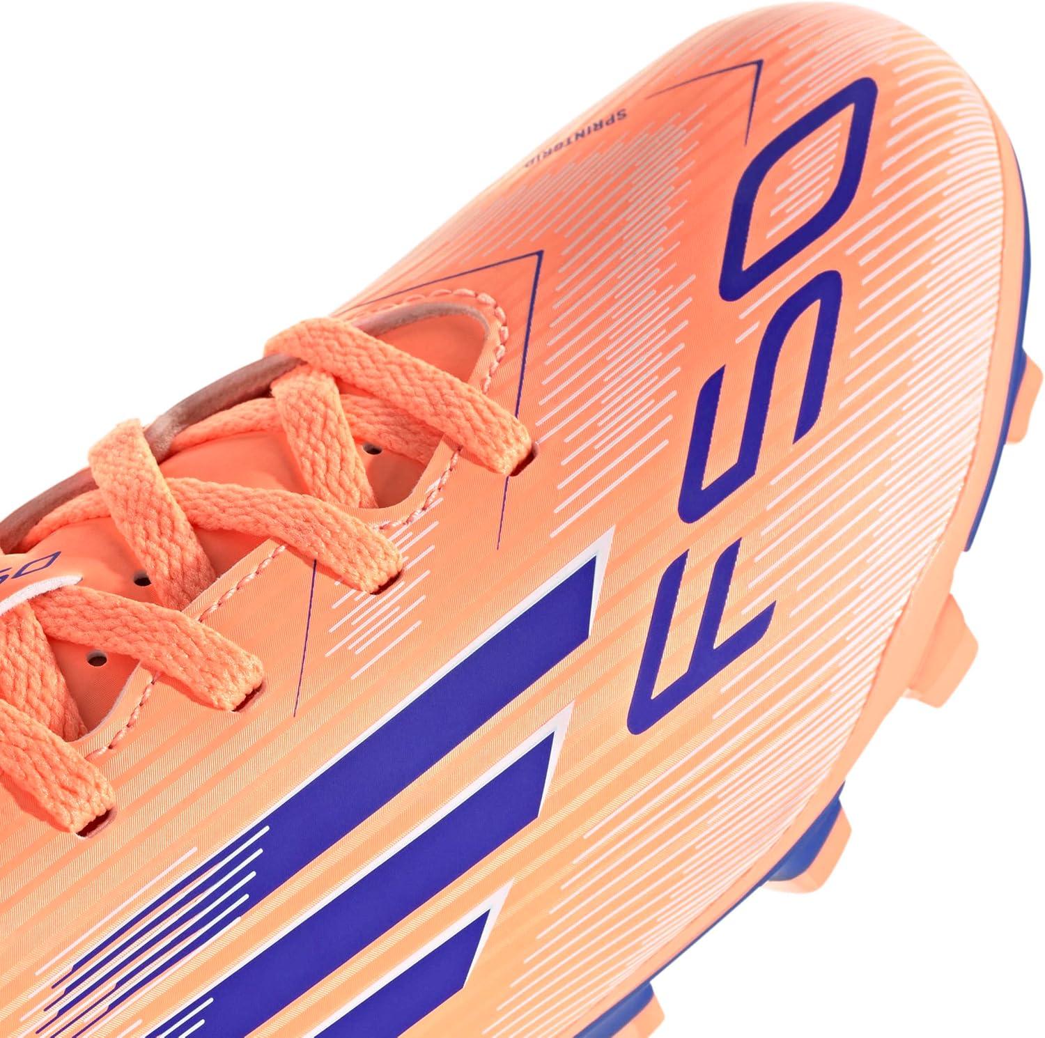 image:imageAdidas UnisexChild F50 Club Firm GroundMulti GroundBeam OrangeLucid BlueWhite