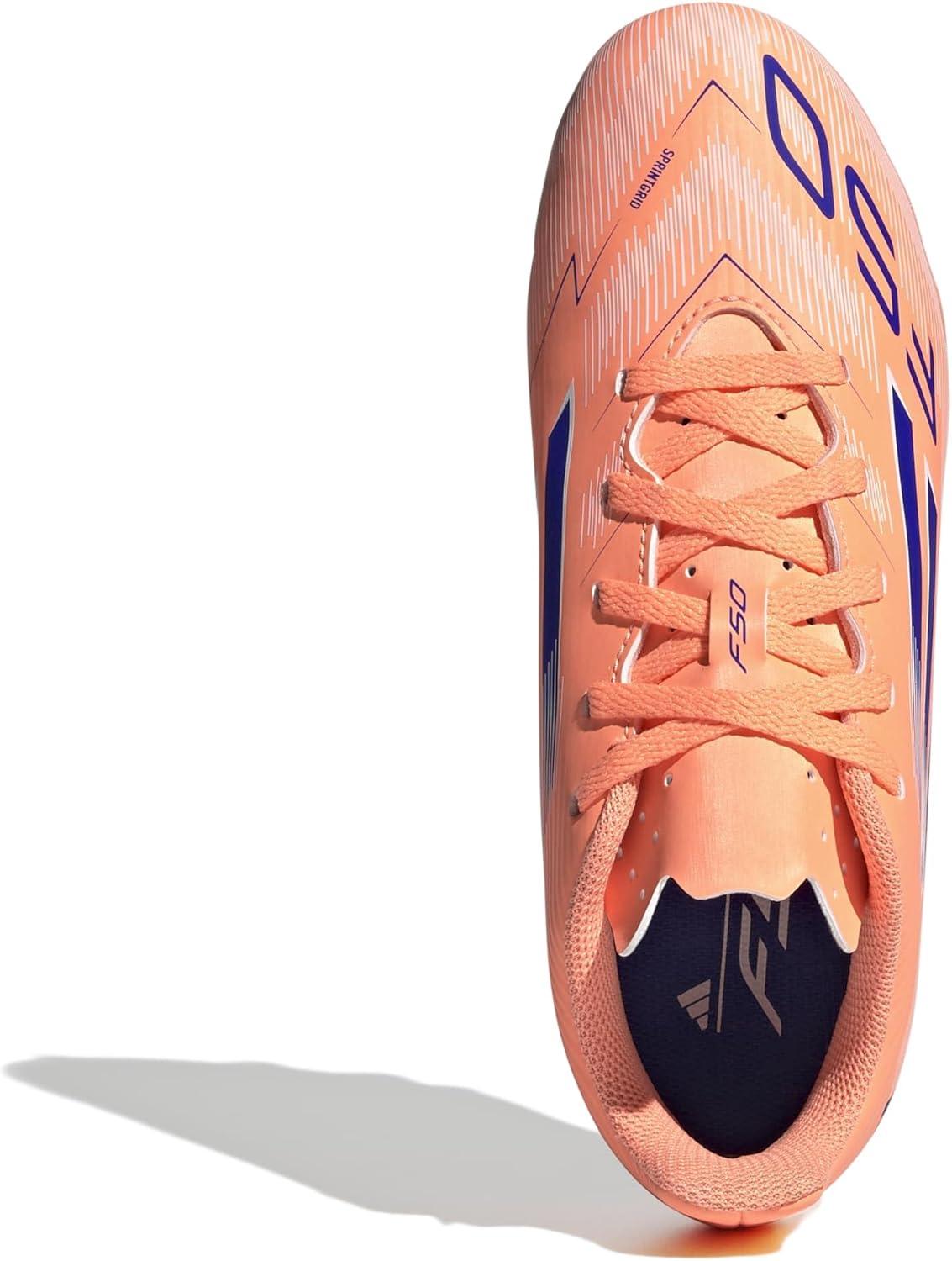 image:imageAdidas UnisexChild F50 Club Firm GroundMulti GroundBeam OrangeLucid BlueWhite