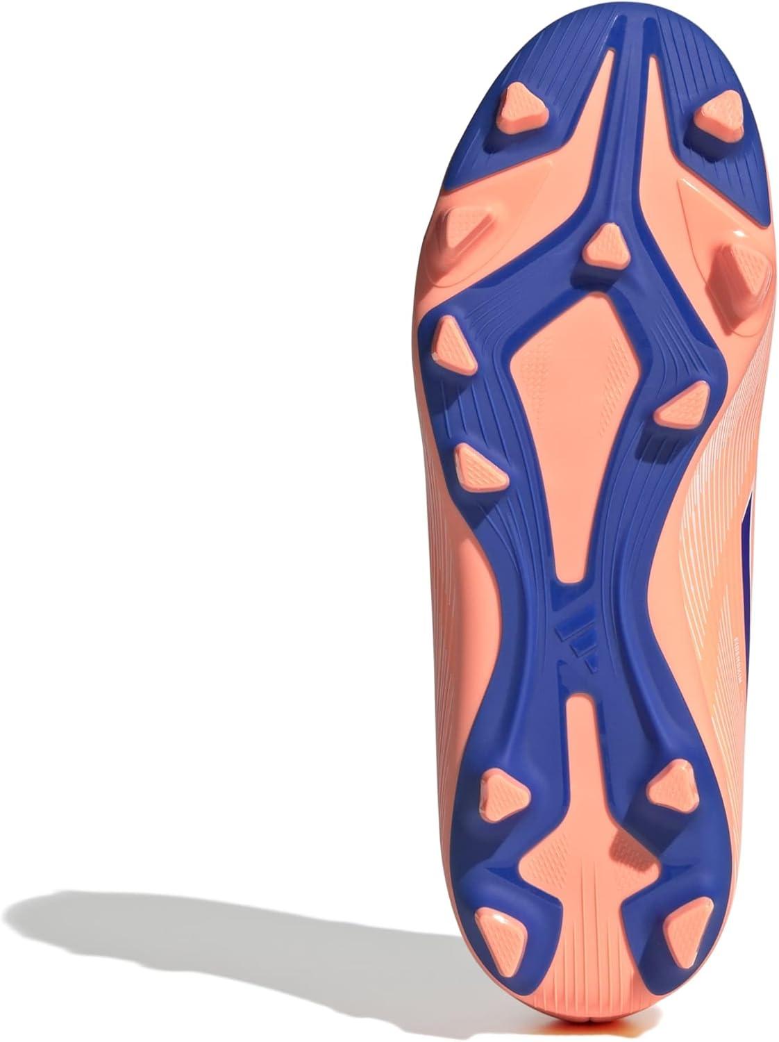 image:imageAdidas UnisexChild F50 Club Firm GroundMulti GroundBeam OrangeLucid BlueWhite