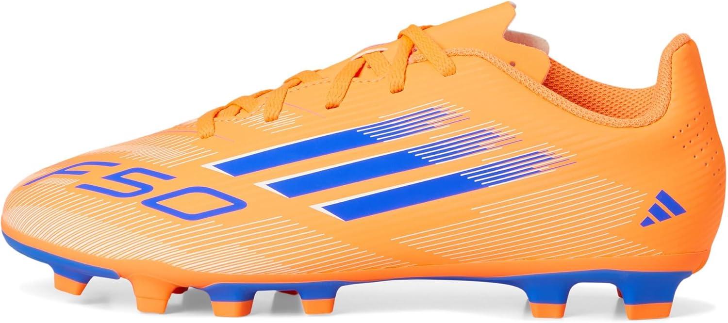 image:imageAdidas UnisexChild F50 Club Firm GroundMulti GroundBeam OrangeLucid BlueWhite