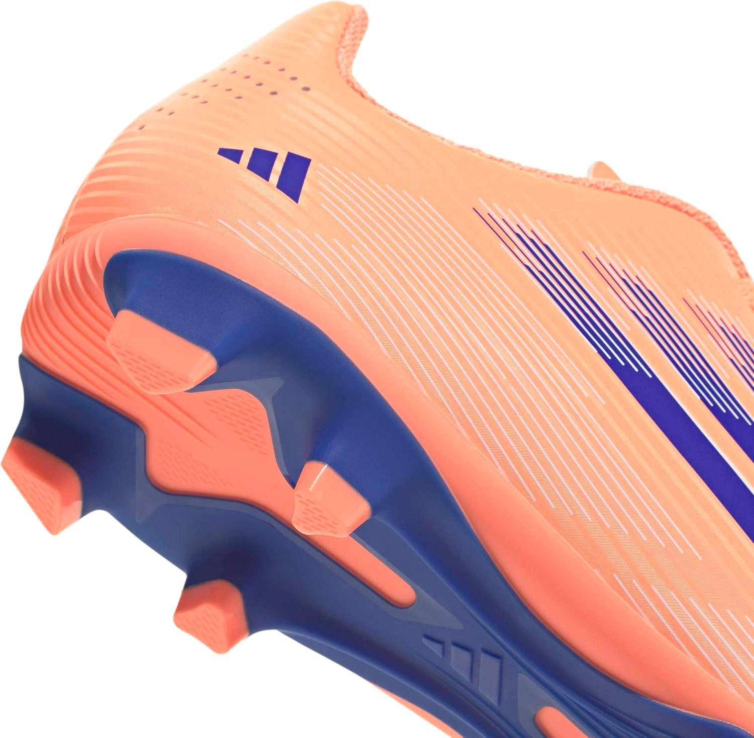 image:imageAdidas UnisexChild F50 Club Firm GroundMulti GroundBeam OrangeLucid BlueWhite