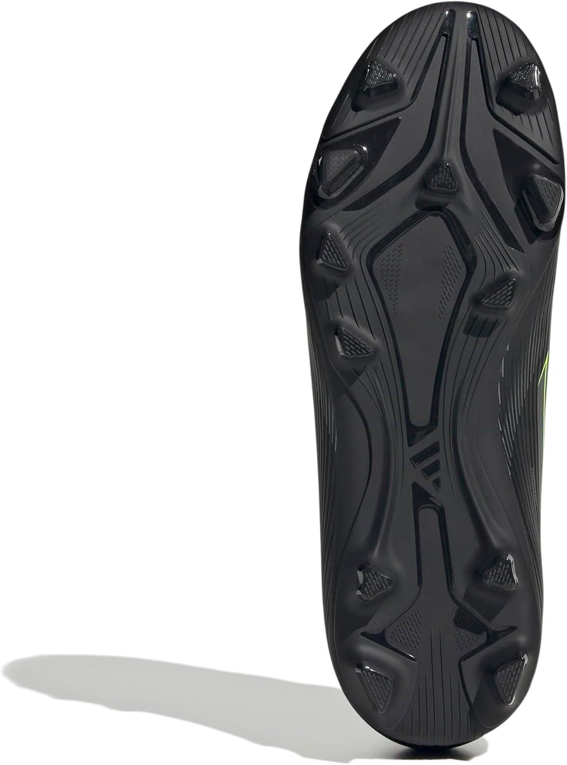 image:imageAdidas UnisexChild F50 Club Firm GroundMulti GroundBlackIron MetallicLucid Lemon