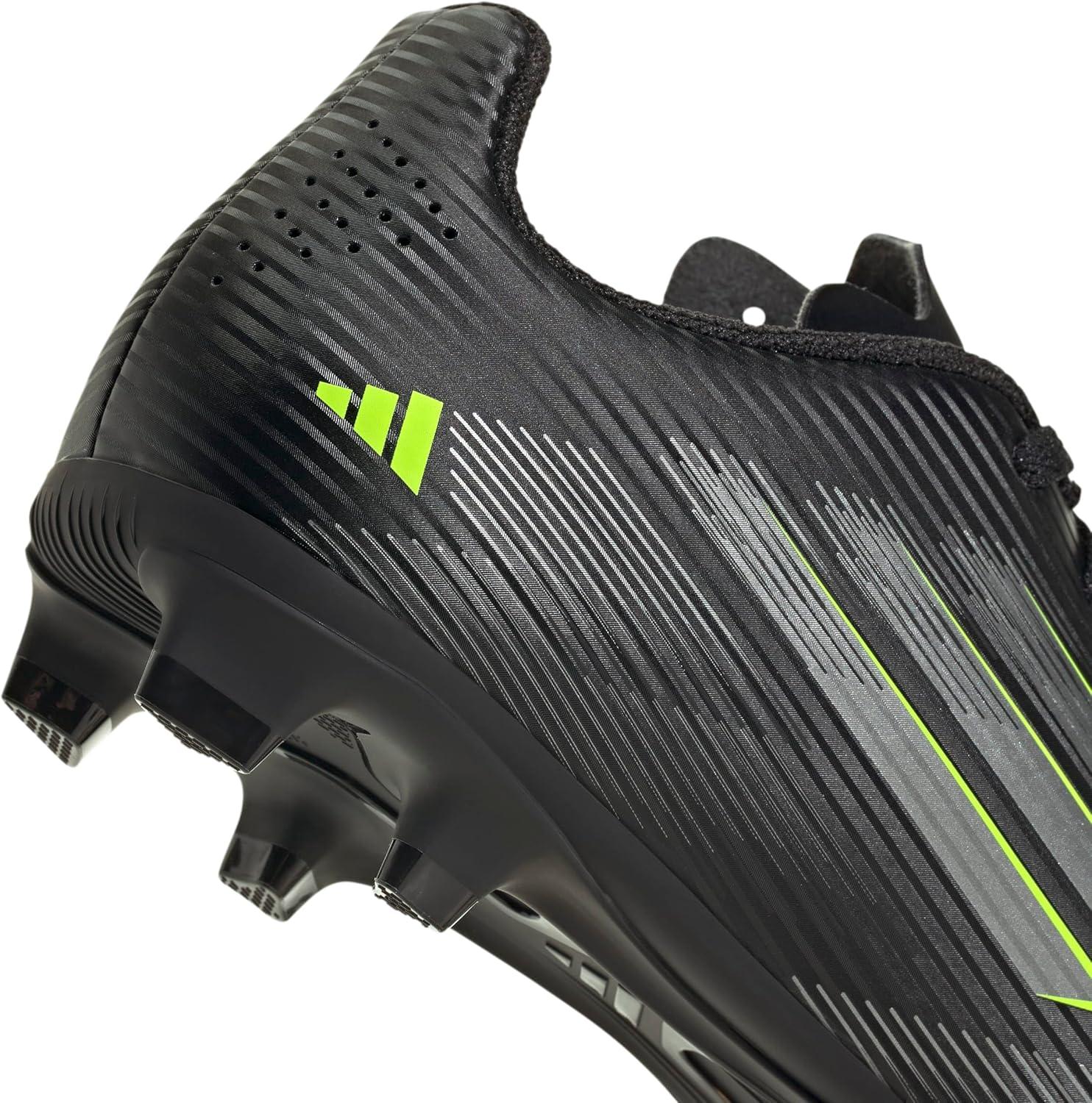 image:imageAdidas UnisexChild F50 Club Firm GroundMulti GroundBlackIron MetallicLucid Lemon