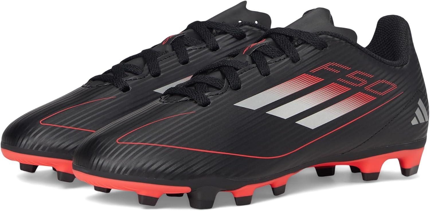image:imageAdidas UnisexChild F50 Club Firm GroundMulti GroundBlackIron MetallicLucid Red