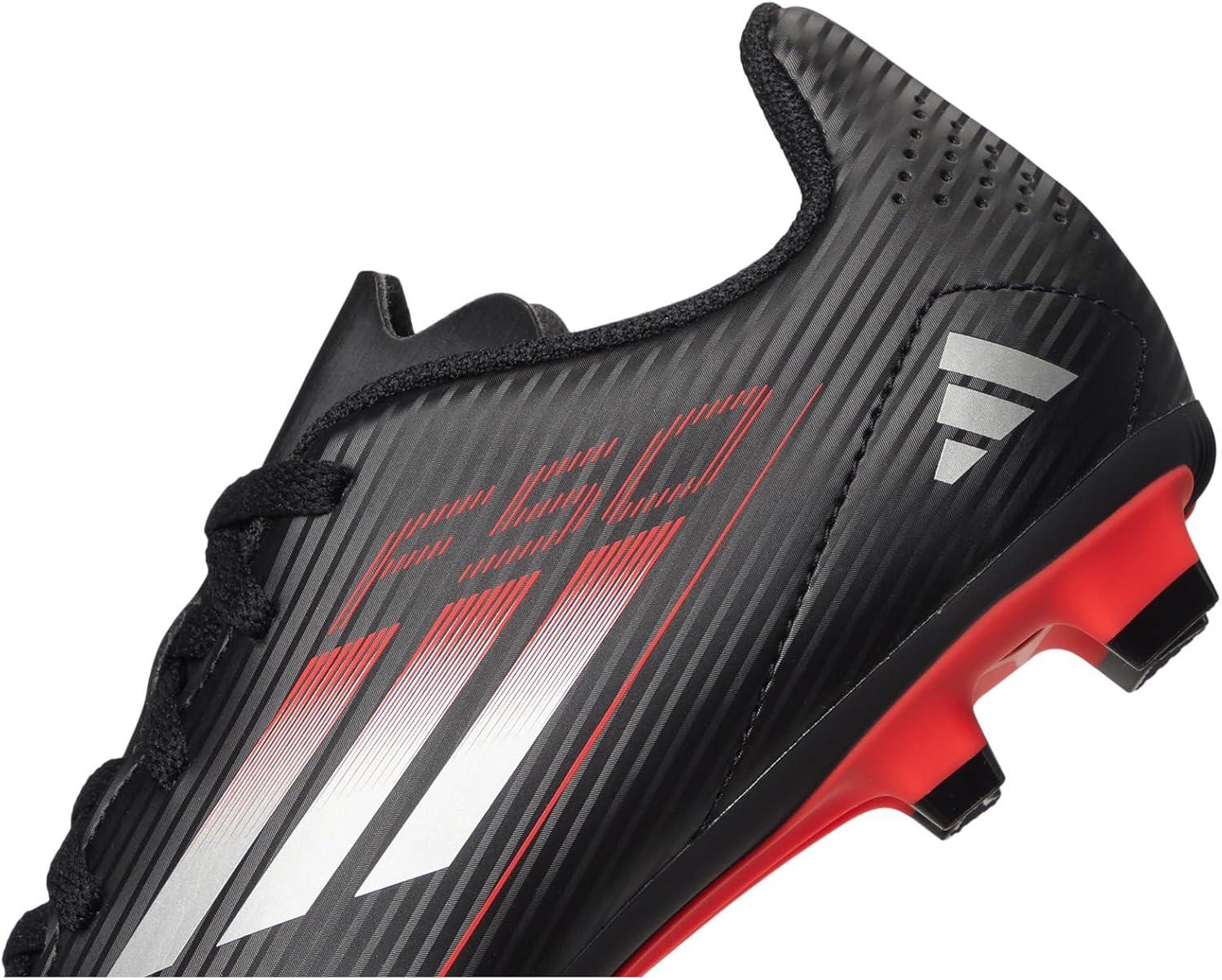 image:imageAdidas UnisexChild F50 Club Firm GroundMulti GroundBlackIron MetallicLucid Red