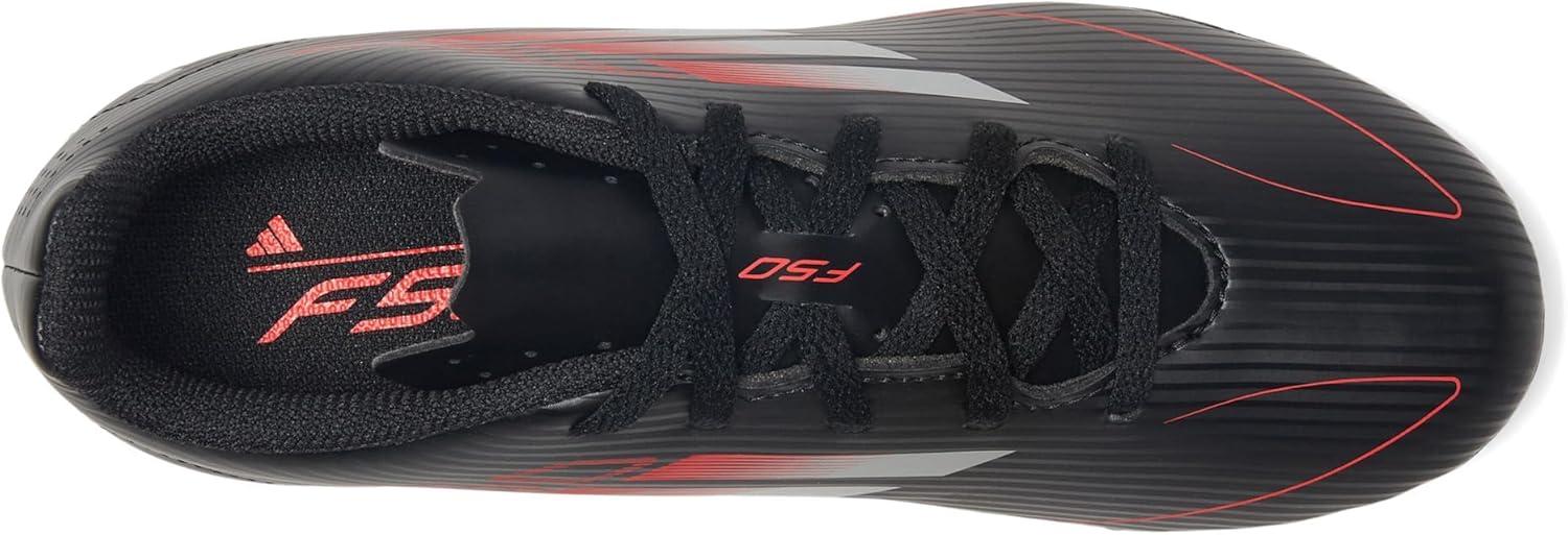 image:imageAdidas UnisexChild F50 Club Firm GroundMulti GroundBlackIron MetallicLucid Red