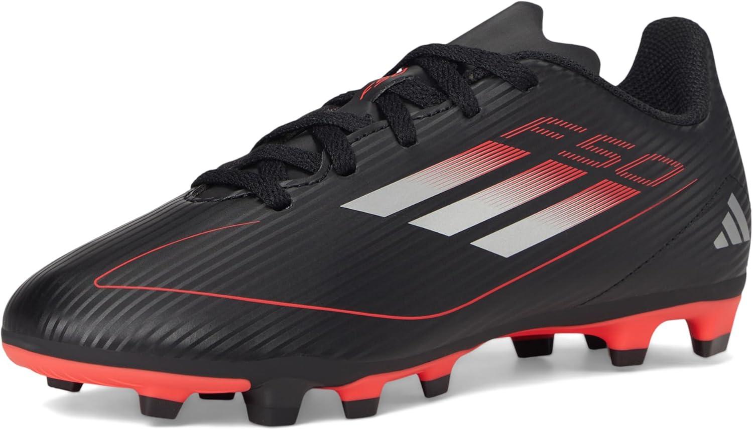 image:imageAdidas UnisexChild F50 Club Firm GroundMulti GroundBlackIron MetallicLucid Red