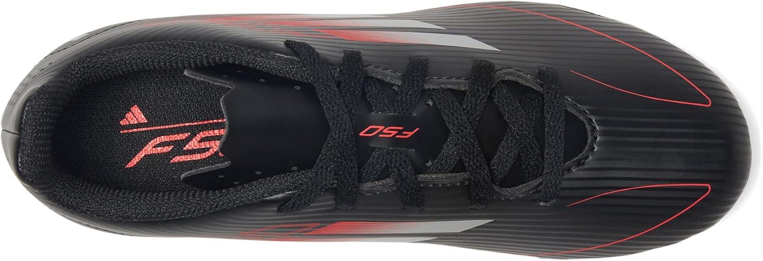 image:imageAdidas UnisexChild F50 Club Firm GroundMulti GroundBlackIron MetallicLucid Red