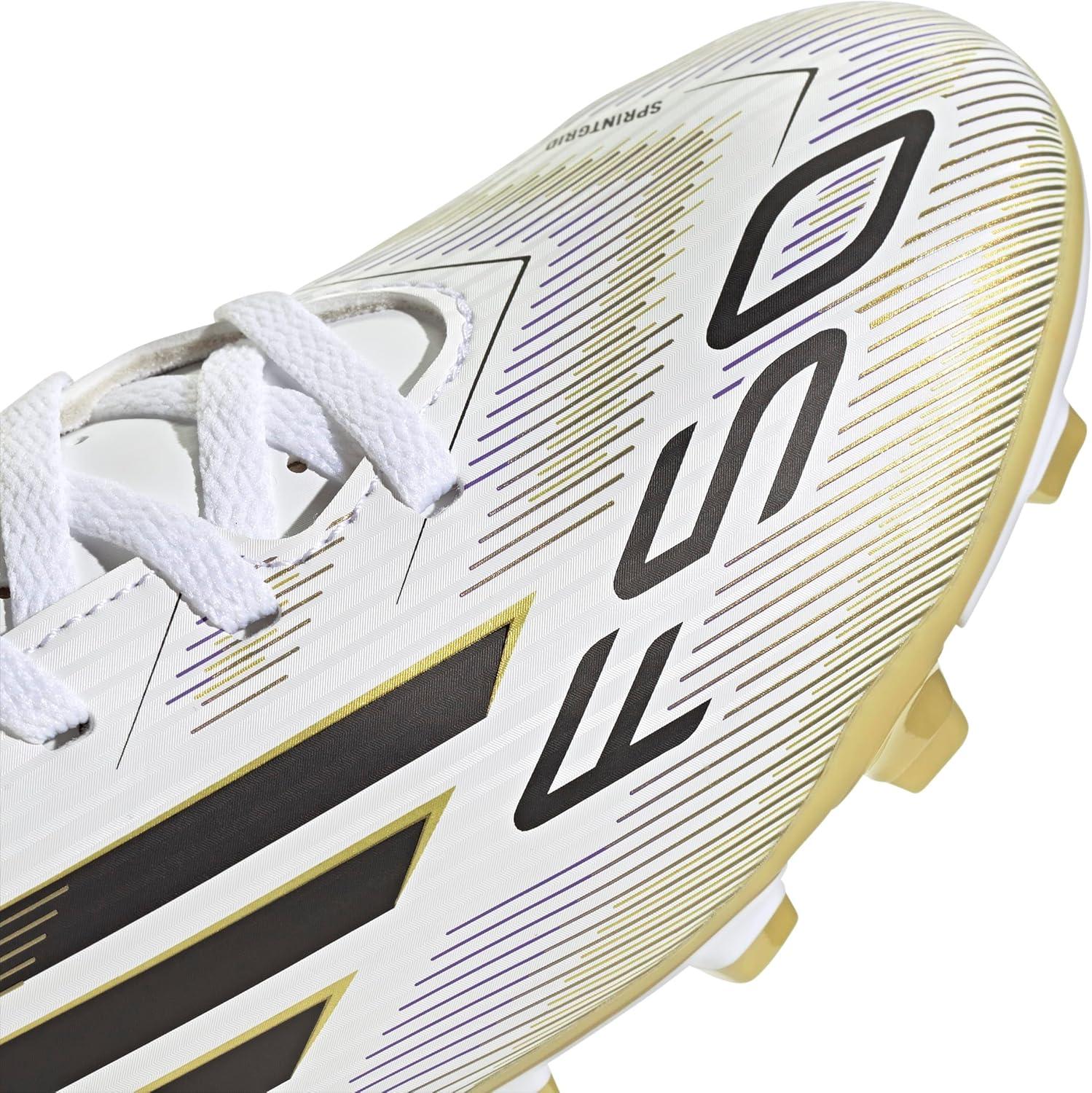 image:imageAdidas UnisexChild F50 Club Firm GroundMulti GroundWhiteBlackGold Metallic