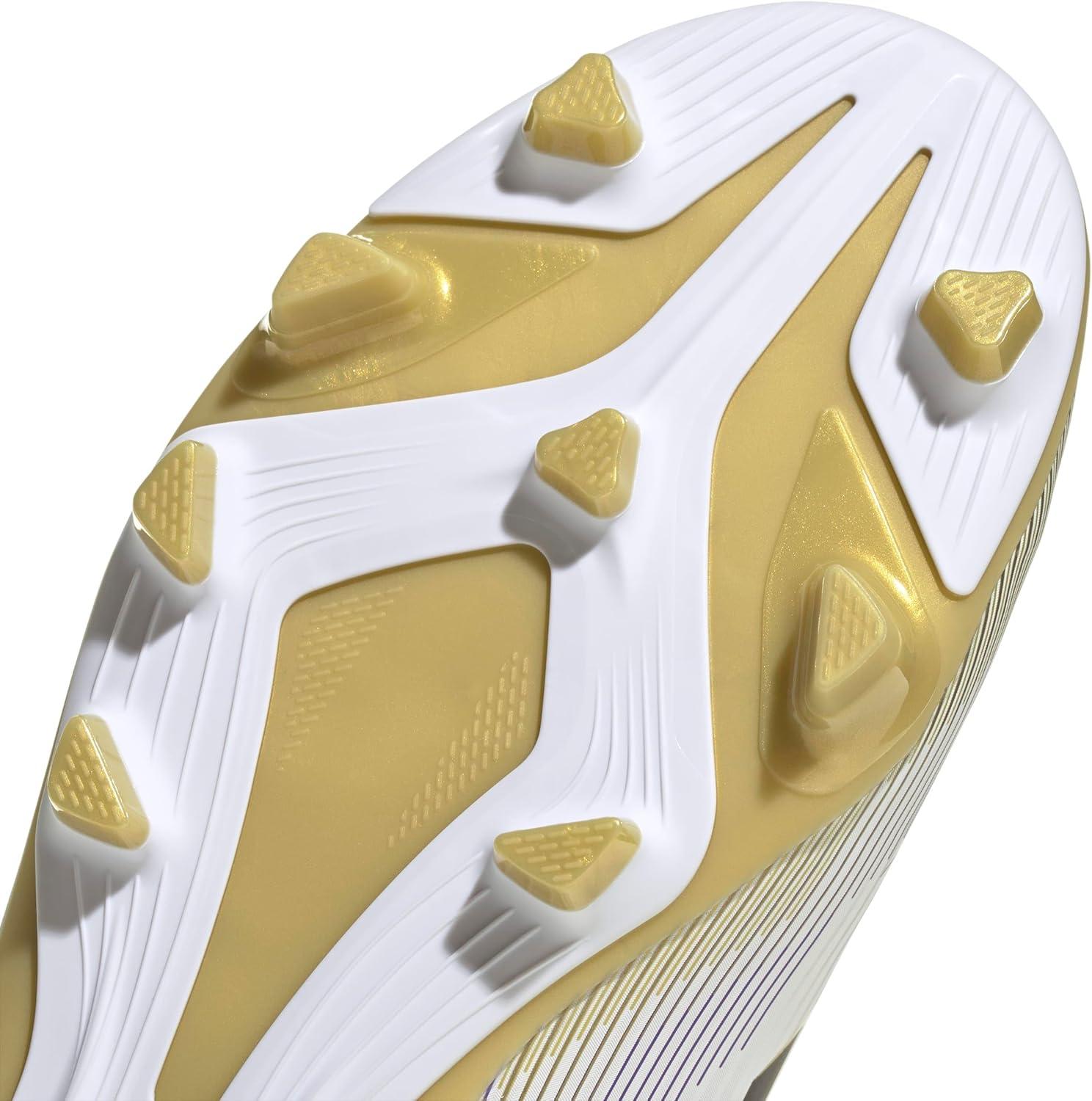 image:imageAdidas UnisexChild F50 Club Firm GroundMulti GroundWhiteBlackGold Metallic