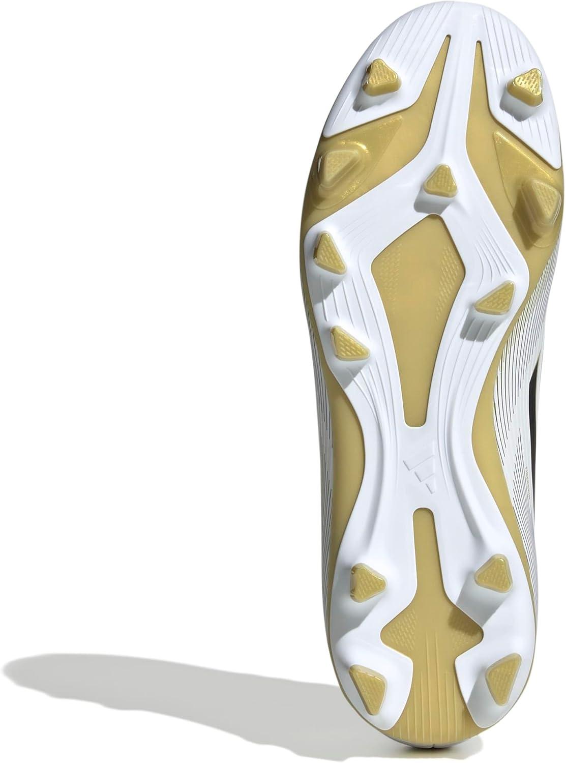 image:imageAdidas UnisexChild F50 Club Firm GroundMulti GroundWhiteBlackGold Metallic