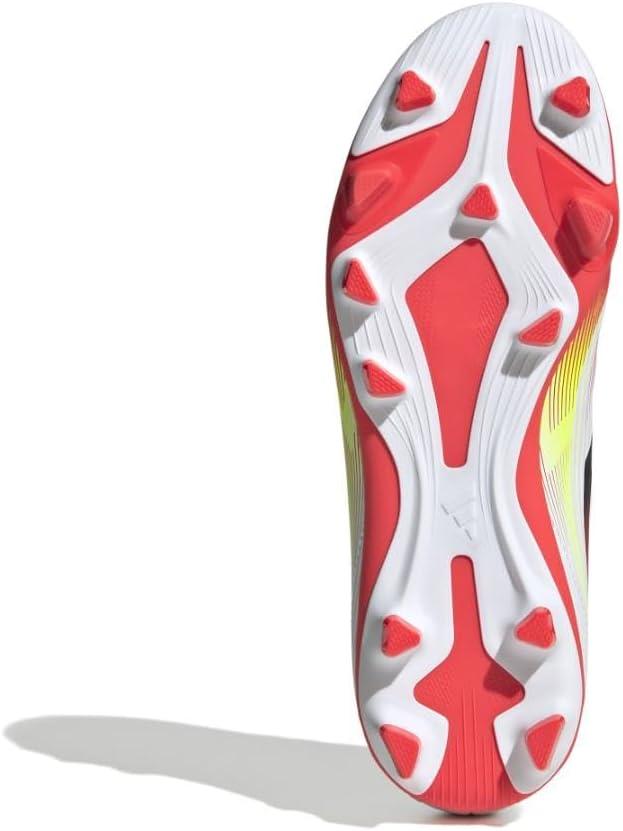 image:imageAdidas UnisexChild F50 Club Firm GroundMulti GroundWhiteBlackSolar Yellow