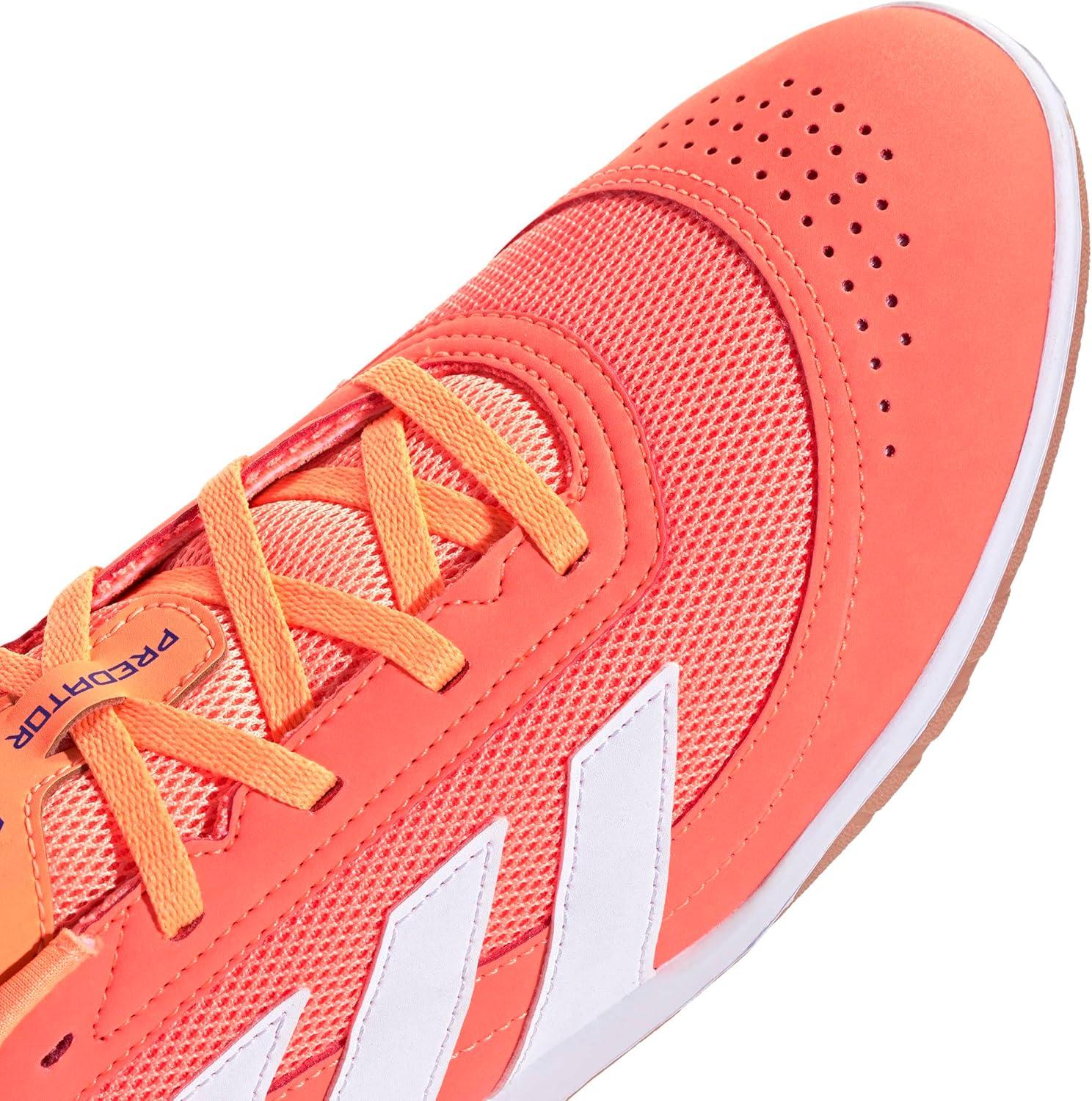 image:imageadidas Club Indoor Sala Soccer Cleats Blue WhiteSignal CoralWhiteBeam Orange