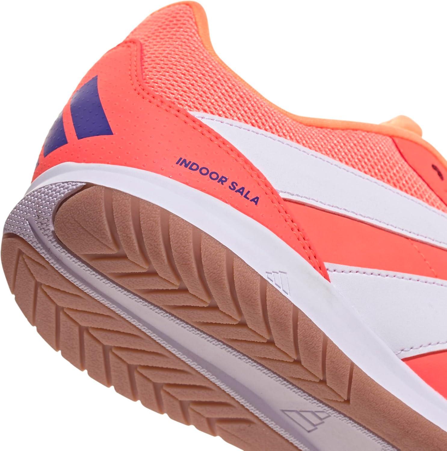 image:imageadidas Club Indoor Sala Soccer Cleats Blue WhiteSignal CoralWhiteBeam Orange