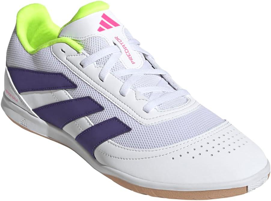 image:imageadidas Club Indoor Sala Soccer Cleats Blue WhiteWhiteCollegiate PurpleLucid Lemon