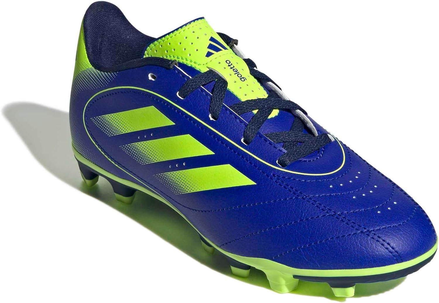 image:imageadidas Kids Goletto Ix Firm GroundMulti Ground Soccer CleatLucid BlueLucid LemonDark Blue