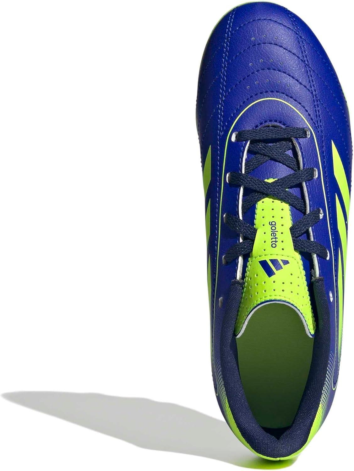 image:imageadidas Kids Goletto Ix Firm GroundMulti Ground Soccer CleatLucid BlueLucid LemonDark Blue