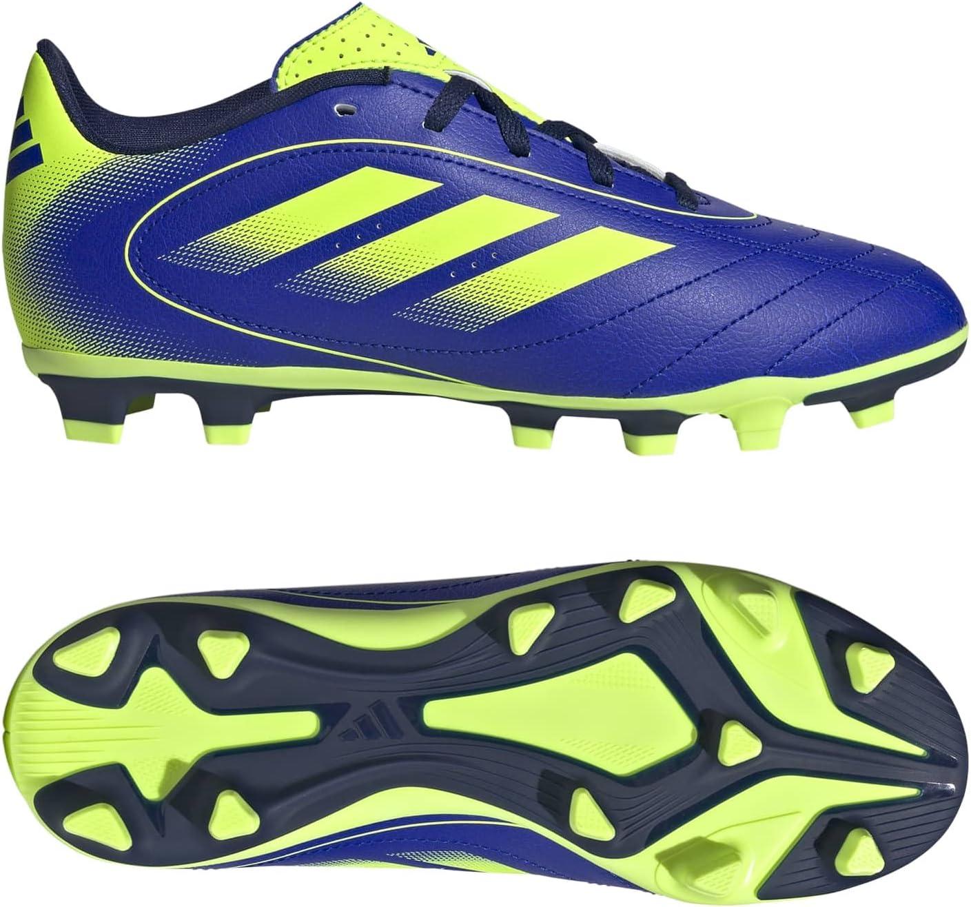image:imageadidas Kids Goletto Ix Firm GroundMulti Ground Soccer CleatLucid BlueLucid LemonDark Blue