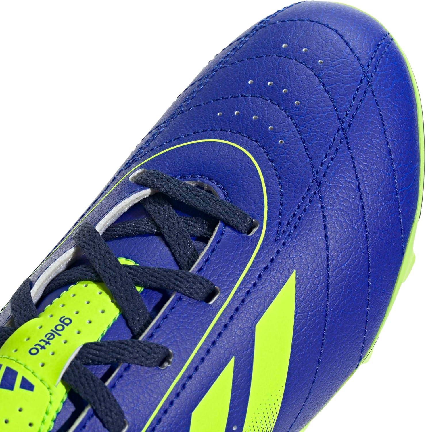 image:imageadidas Kids Goletto Ix Firm GroundMulti Ground Soccer CleatLucid BlueLucid LemonDark Blue