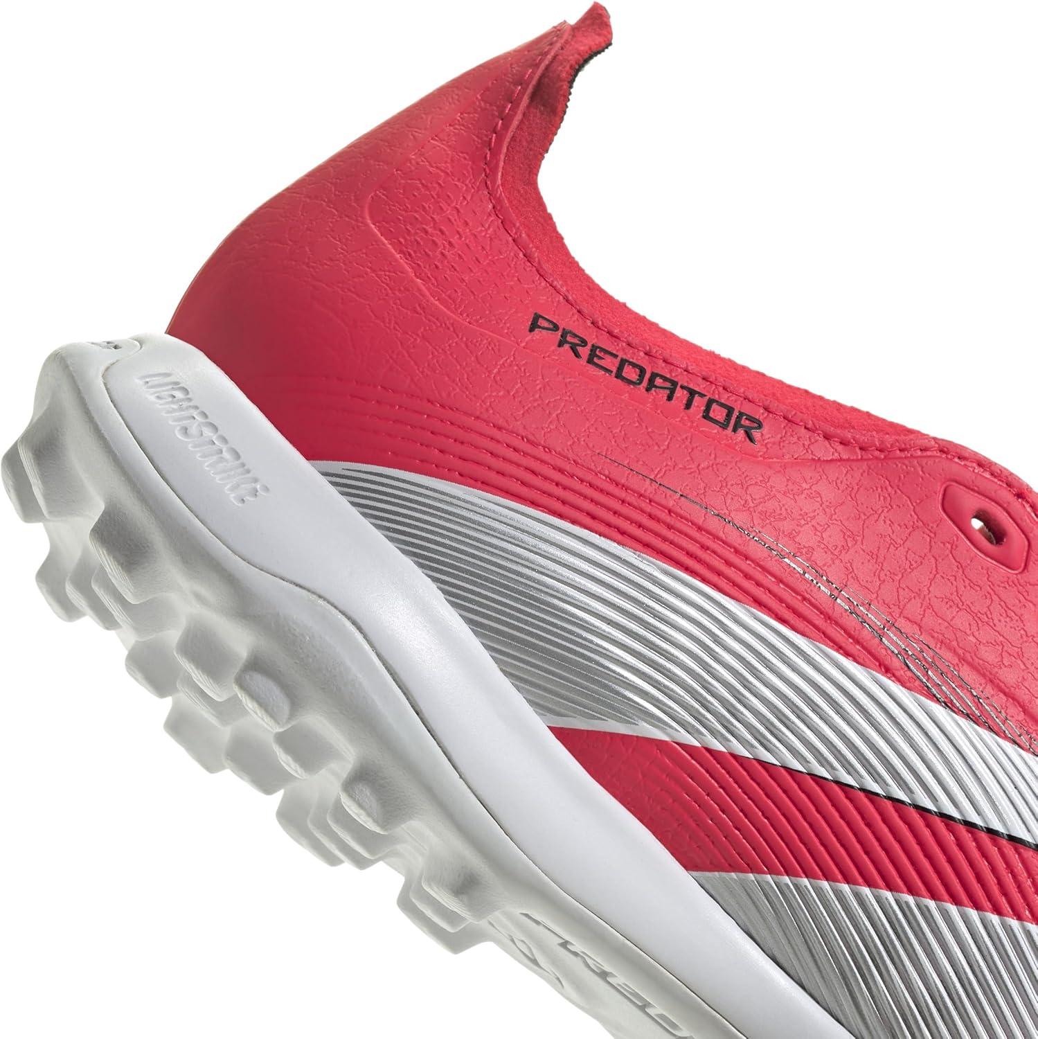 image:imageadidas League FoldOver Tongue Turf Soccer Cleats Black White YellowLucid Red Ftwr White Core Black