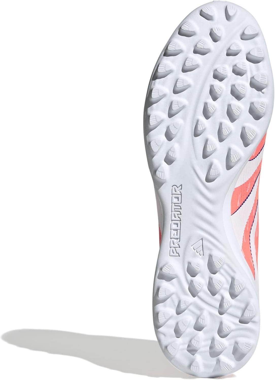 image:imageadidas League FoldOver Tongue Turf Soccer Cleats Black White YellowSignal CoralWhiteBeam Orange